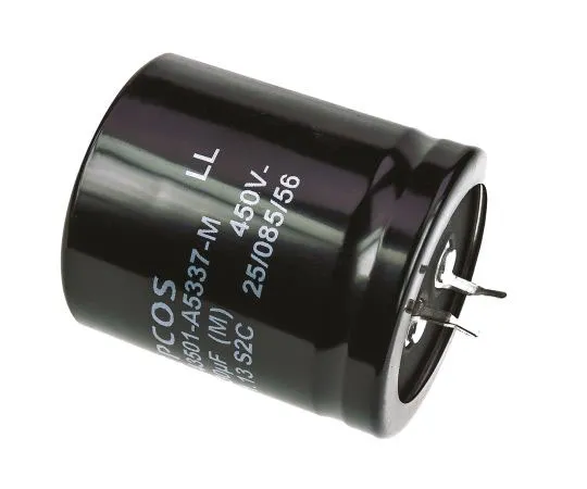63-7589-43　EPCOS330μF450V直流铝电解电容器，通孔35 (Dia。)x 40 mm+85°35mm 10mm　B43501A5337M