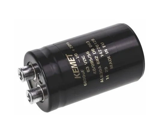 63-7516-61　凯美特6800μF63V直流电解铝电容器，底盘安装36 x 62mm+85°C 36mm 62mm　ALS30A682DB063