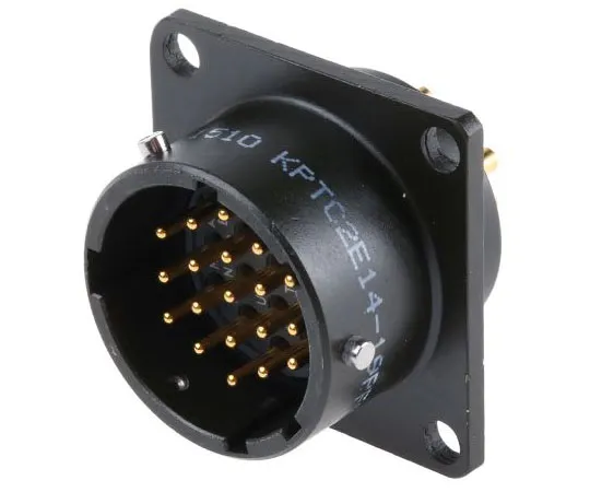 63-7497-16　ITT大炮KPTC系列迷你面板安装连接器19触点插头　KPTC2E14-19P-F-MA