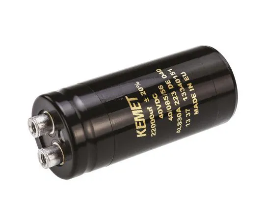 63-7516-55　凯美特22000μF40V直流电解铝电容器，底盘安装36 x 82mm+85°C 36mm 82mm　ALS30A223DE040