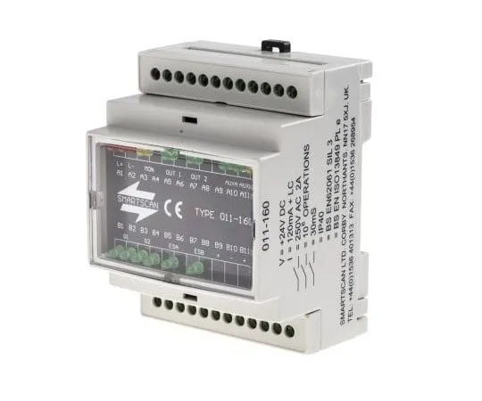63-7517-26　Smartscan MFU 24 V直流安全继电器双通道2安全触点　011-160