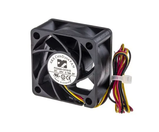 63-7583-98　ARX CeraDyna系列轴向风扇，40 x 40 x 20mm,21.6m3/h,3.12W, 24 V直流　FD2440-C0151D2AL