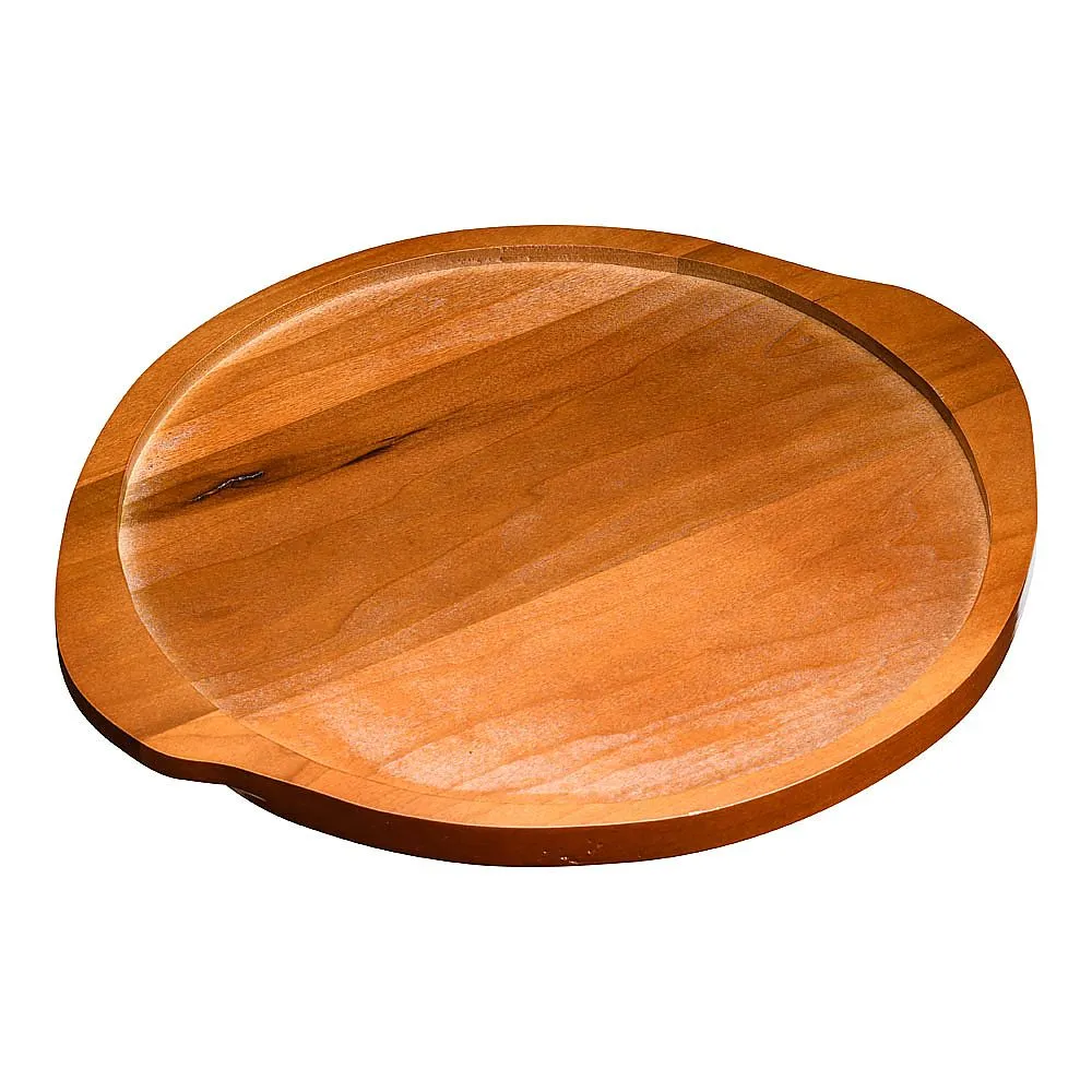 62-6795-50　Wooden stand for plate with stone aluminum frame, large