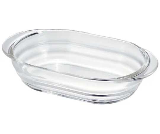 64-9711-15　Heat-Resistant Glass Gratin Dish 600 mL 24 Pieces　HGZO-60-BK