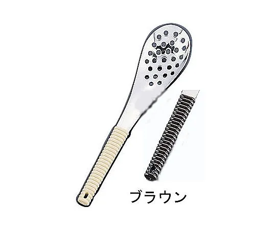 62-6790-48　18-8 Flavor Dori Renge Spoon, Brown