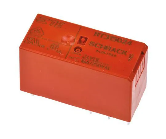 63-7679-29　TEConnectivityRT1SPDT非锁定继电器PCB安装，24V直流线圈，16A　RT315024