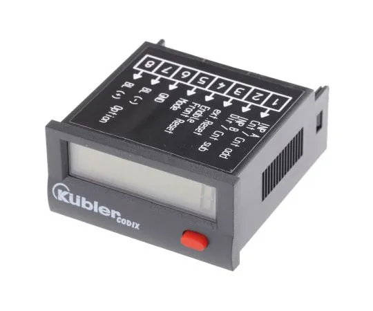 63-7542-40　Kubler 8数字，LCD,数字计数器，12kHz,4→30 V直流　6.131.012.851