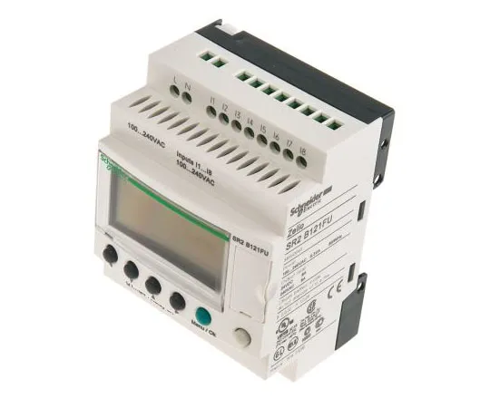63-7565-50　施耐德电气Zelio逻辑2 PLC CPU计算机接口，8 (数字) 输入，4 (中继) 输出，100→240 V　SR2PACKFU