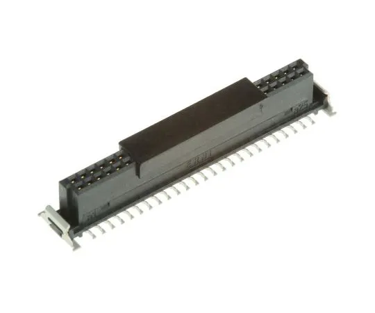 63-7635-90　ERNI SMC系列1.27mm间距50道2线直PCB插座，表面贴装，焊点终止　154807