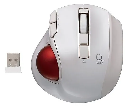 65-0415-70　Wireless Track Ball MUS-TRLF132 White　MUS-TRLF132W