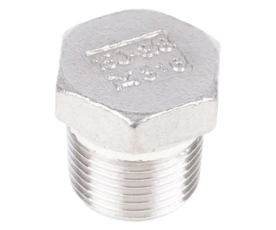 63-7592-21　RS PRO不锈钢六角插头3/8inR (T) Male 0.77in　499-3401