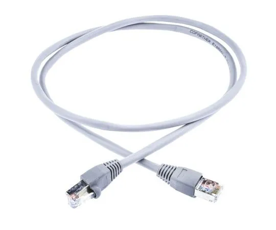 63-7528-04　RS Pro GreyCat5e电缆STP,1米男性RJ45/男性RJ45　400-9635