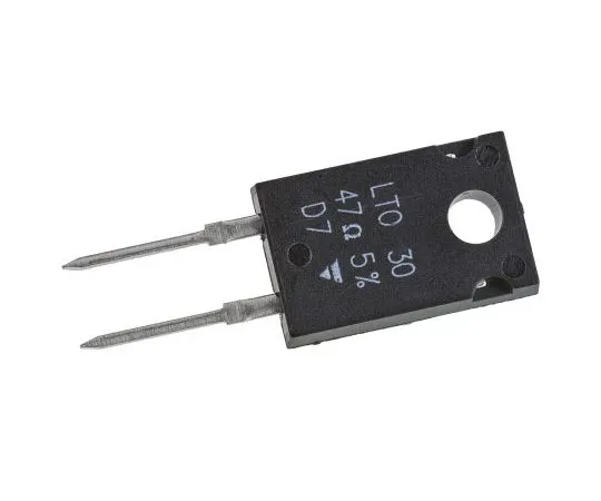 63-7614-16　Vishay47Ω30W固定电阻±5%±150ppm/°C　LTO030F47R00JTE3