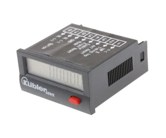 63-7542-43　Kubler小时计数器，8位数，LCD,螺丝连接，4→30 V直流　6.135.012.851