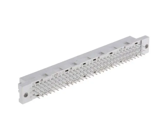63-7684-97　TE Connectivity Eurocard系列96 Way 2.54mm间距，C类C2,3列，直DIN 41612连接器，插座　3-1393641-1