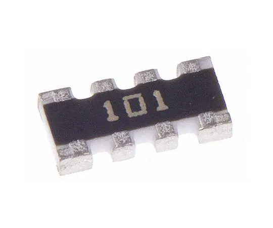 63-7609-91　BournBCN系列100Ω±5%隔离SMT电阻器阵列，4电阻器，0.25W共1206 (3216M) 封装凸块　CAY16-101J4LF