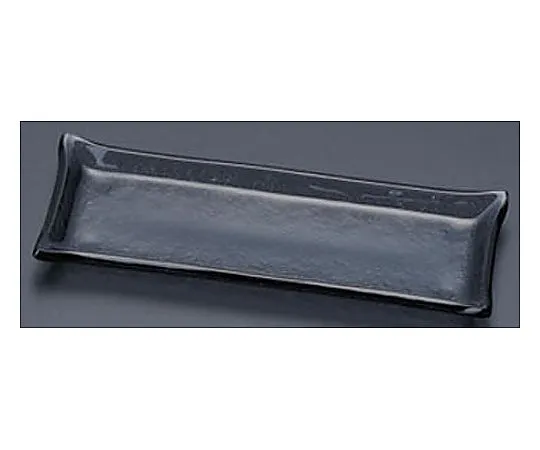 62-6835-80　Tiger Glass Rectangular Plate Gray　164-191-03