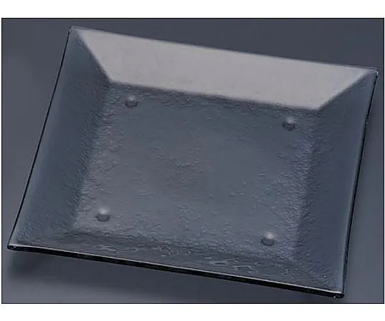 62-6835-64　Tiger Glass Square Plate 265 Gray　162-194-01