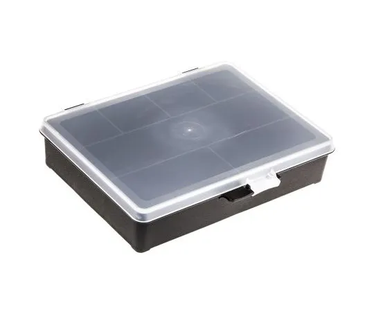 63-7646-26　Raaco 7 Cell黑色PP包装箱，40mm x 179mm x 151mm　132435