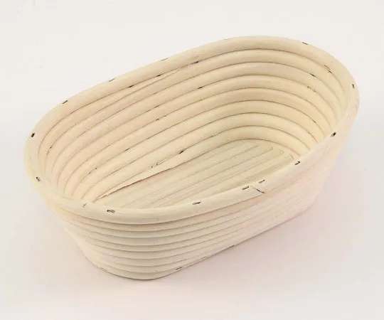 63-7149-10　Rattan Fermentation Basket Oval Type VC-4 Inner Dimensions 200 x 130　8357010