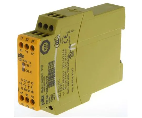 63-7583-13　皮尔兹PZEX4V 24 V直流安全继电器单通道4安全触点　774581