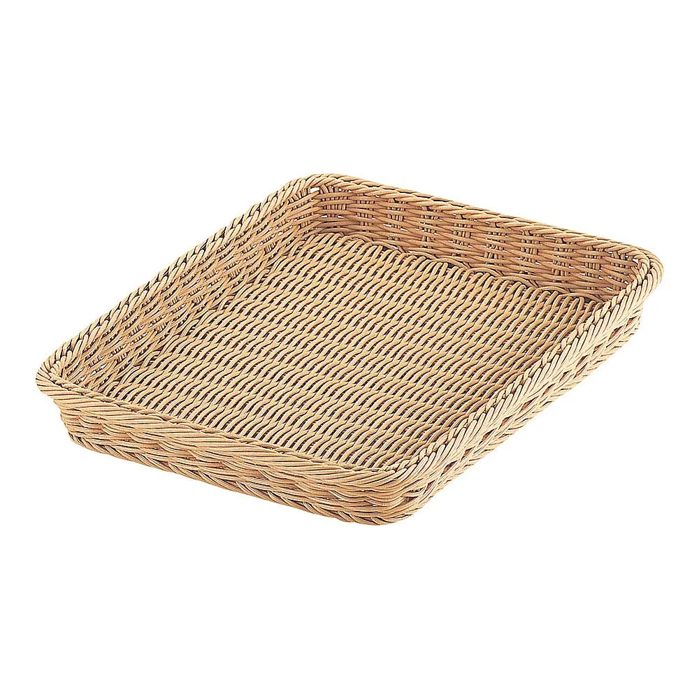 62-6582-48　PP Bakery Basket Square Ivory Type 40　BB-401-IV