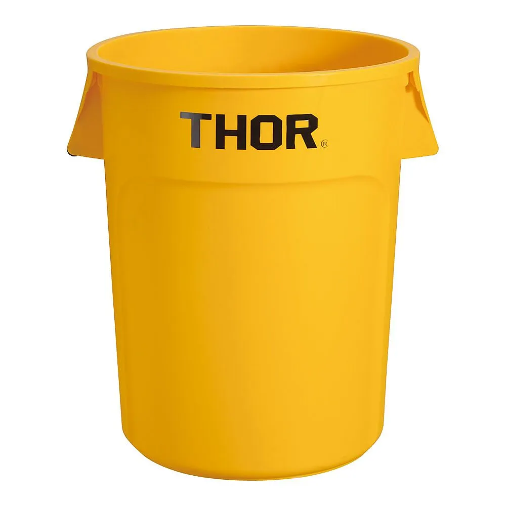 62-6615-46　Trust Round Container 208 L Yellow　1015