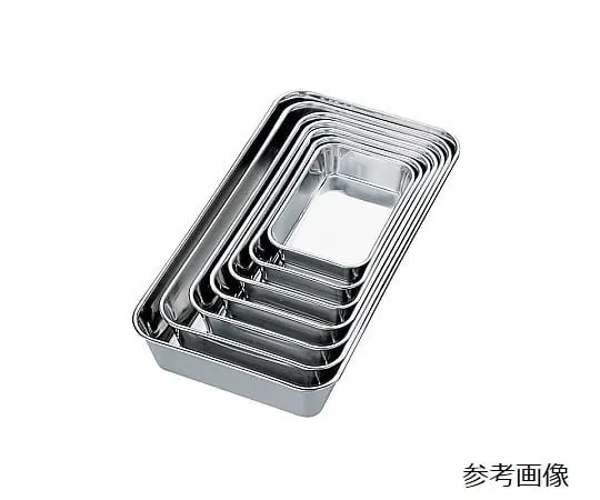 67-2404-36　18-8 Shallow Long Tray H49mm　0