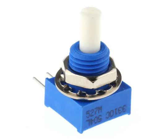 63-7608-50　Bourns 1刚旋转导电塑料电位器，直径3.18毫米。轴，500kΩ，±20%，0.25W,线性　3310C-001-504L