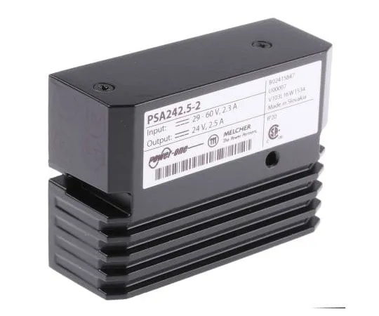 63-7562-88　BEWER POWER SOLUTIONS INC开关稳压器，29→60V直流输入，24V直流输出，2.5A　PSA242.5-2G
