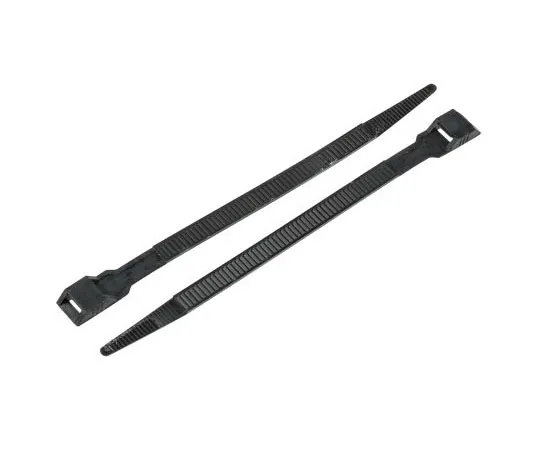 63-7659-10　RS黑色尼龙双锁扣电缆接头，180mm x 9 mm　666-4675