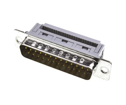 63-7538-94　绞线D-Sub标准系列2.77毫米间距25路IDCD-Sub带状电缆连接器，插头，金属外壳　9663286700