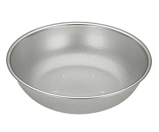 62-8180-04　KO 18-8 Shallow Punched Bowl 15 cm　391001