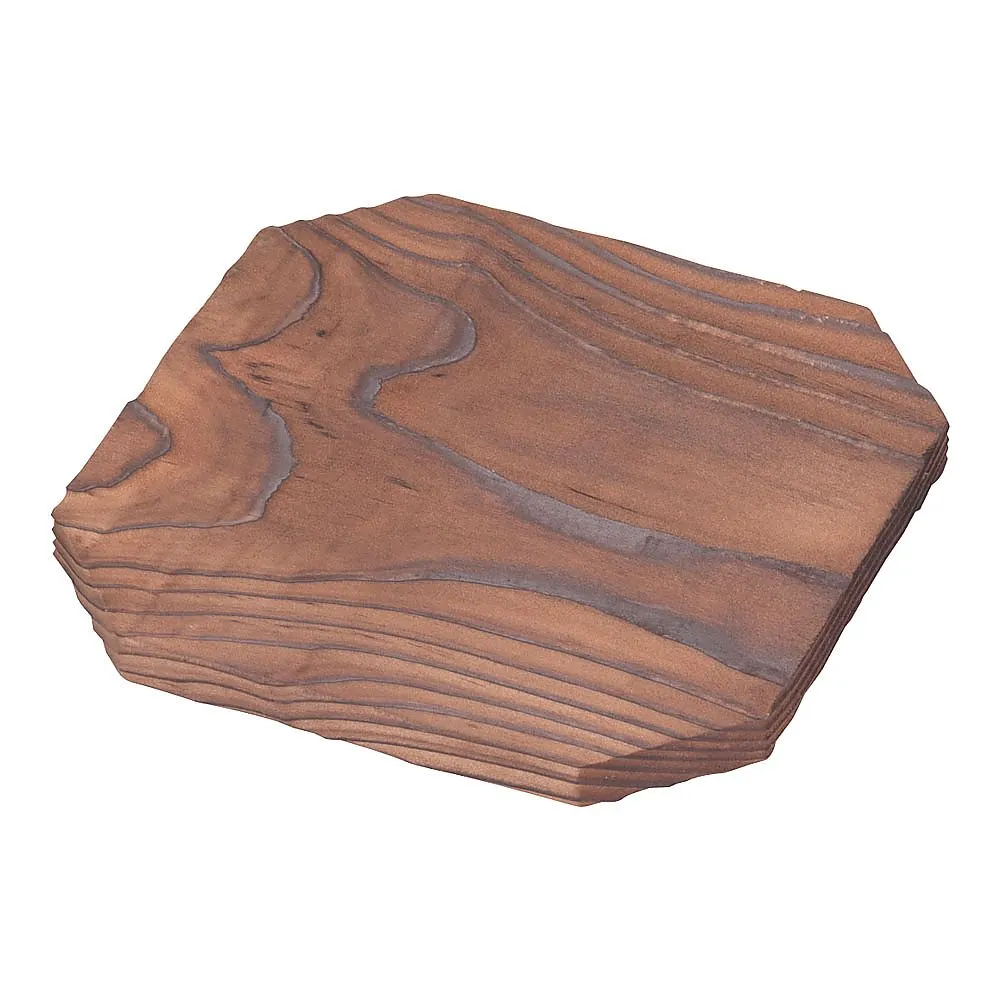 62-6792-93　Yakesugi octagon board 13 cm