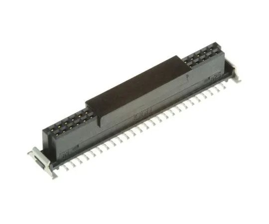 63-7635-89　ERNI SMC系列1.27mm间距50道2线直PCB插座，表面贴装，焊点终止　154807