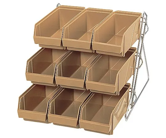 69-5194-52　S-Type Organizer 3 Rows 3 Columns (9 Pieces) Clear　0101470