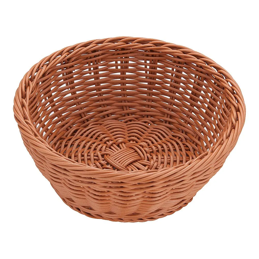 62-6582-11　Resin basket round tea　91-081B