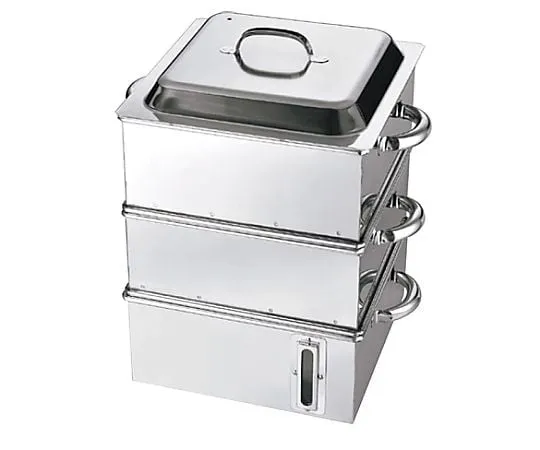 69-5190-34　Commercial Electromagnetic Square Steamer (With Water Meter) 39 cm 2 Racks　6482000