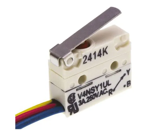 63-7567-13　SPDT-NO/NC短杠杆微动开关3 A@250 V ac　V4NSY1UL