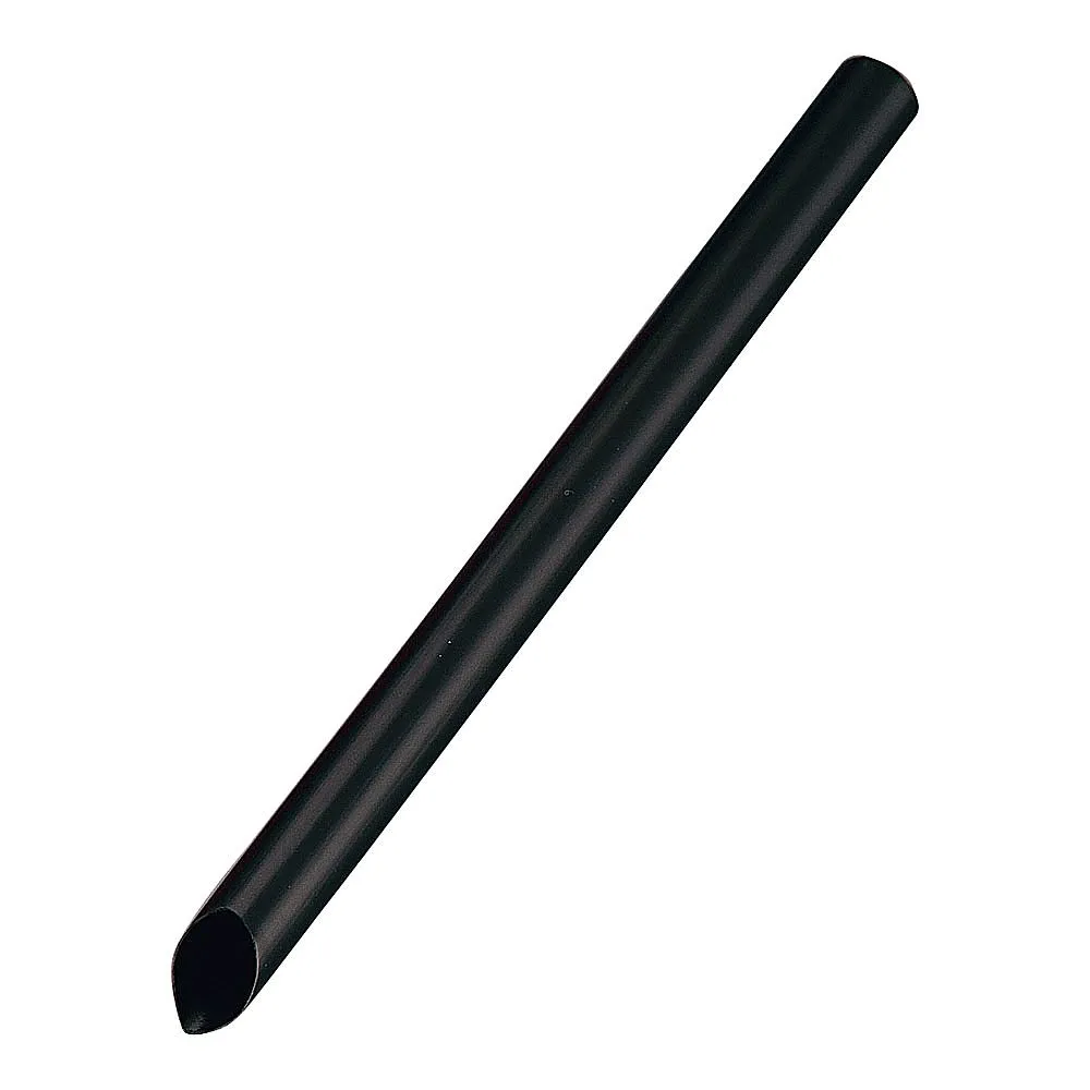 62-6538-84　Tapioca Straw, Straight, Naked (130 Bottles), Black　No.646