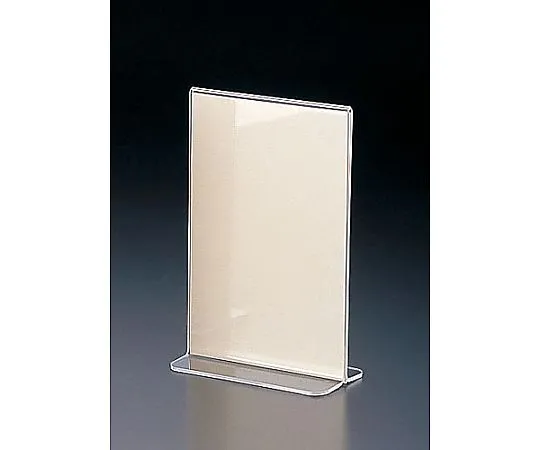 62-6767-25　Menu Stand Transparent Type Vertical　ETS-4