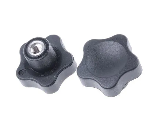 63-7550-80　Elesa黑色聚合物Knob 166226, M6 x 10　166226