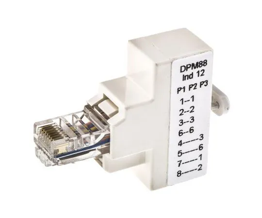 63-7495-08　取消选择ForgetsCat5eRJ45女性，RJ45男性分离器，3端口　DPM8812