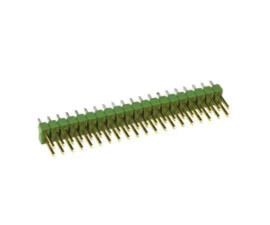 63-7666-41　TE Connectivity AMPMODU MOD II, 40 Way, 2 Row, Straight Pin Header　2-826632-0