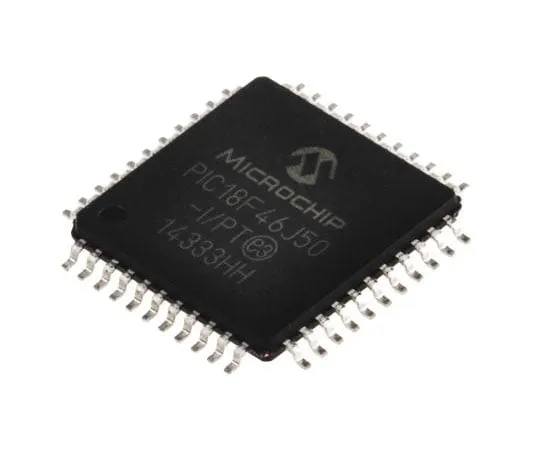 63-7660-90　微芯片，8位PIC微控制器，48MHz, 64 kB闪存，44针TQFP　PIC18F46J50-I/PT