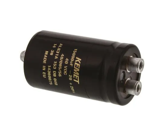 63-7516-92　凯美特15000μF40V直流铝电解电容器，螺柱安装位36 x 62mm+85°C 36mm 62mm　ALS31A153DB040