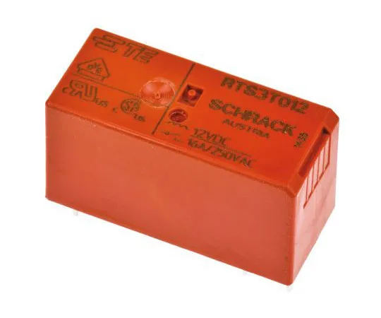 63-7615-94　TE Connectivity SPNO PCB MountNon-LatchingRelay,12Vdc线圈16 A　RTS3T012