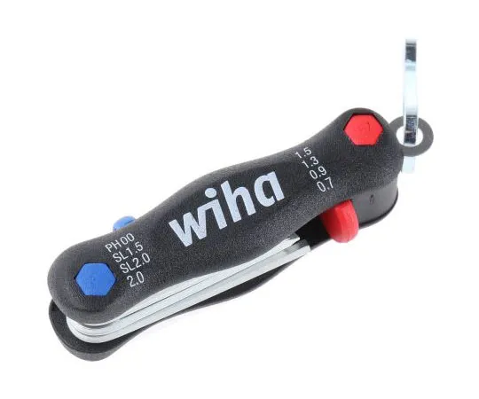 63-7572-93　威哈工具8件折叠钥匙套铬钒钢　27936