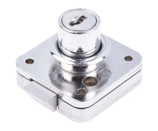 63-7497-50　Euro-Locksa Lowe&Fletcher group Company Panel to Tongue Depth 21.1mm Chrome Plated Slam Lock, Key to unlock　5883502