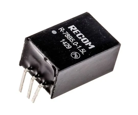 63-7671-91　恢复开关稳压器，6.5→18V直流输入，5V直流输出，1.5A　R-78B5.0-1.5L